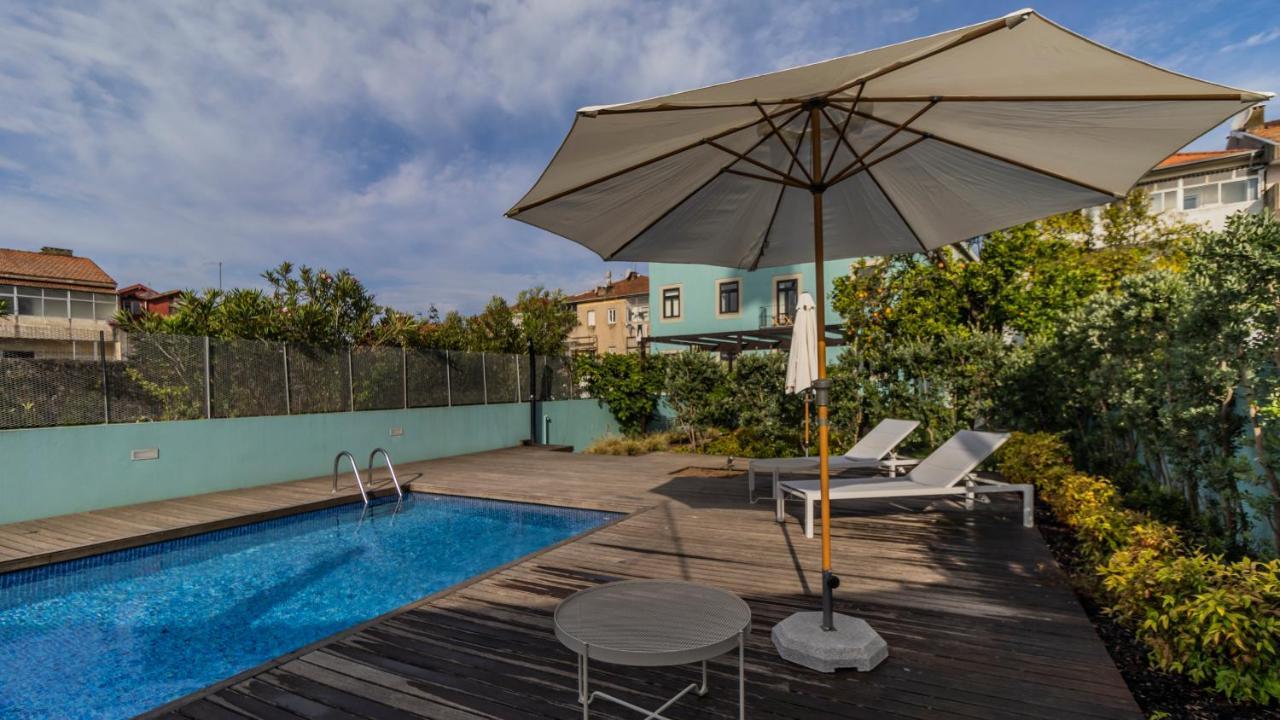 Central Studio W/ Pool, Ac & Patio By Lovelystay Porto Exterior foto